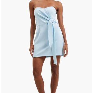 French Connection Whisper Bow Strapless Minidress Size Small/4